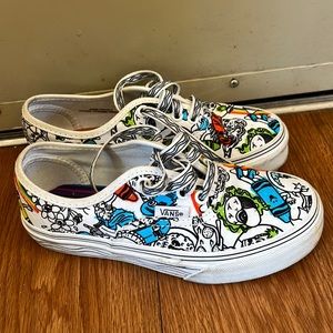 Rainbow Vans crayon edition